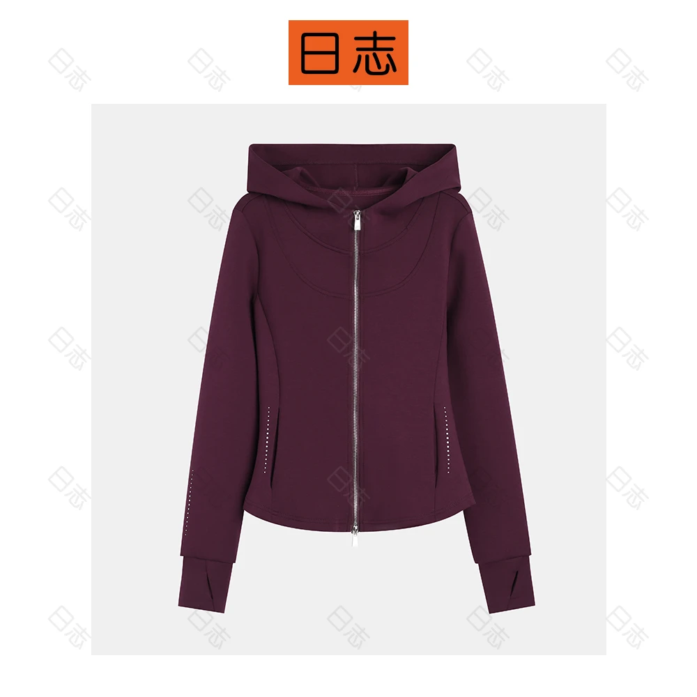 PIPO【现】【夜行衣】长袖连帽时尚休闲设计师潮流春秋女卫衣DDS3W005