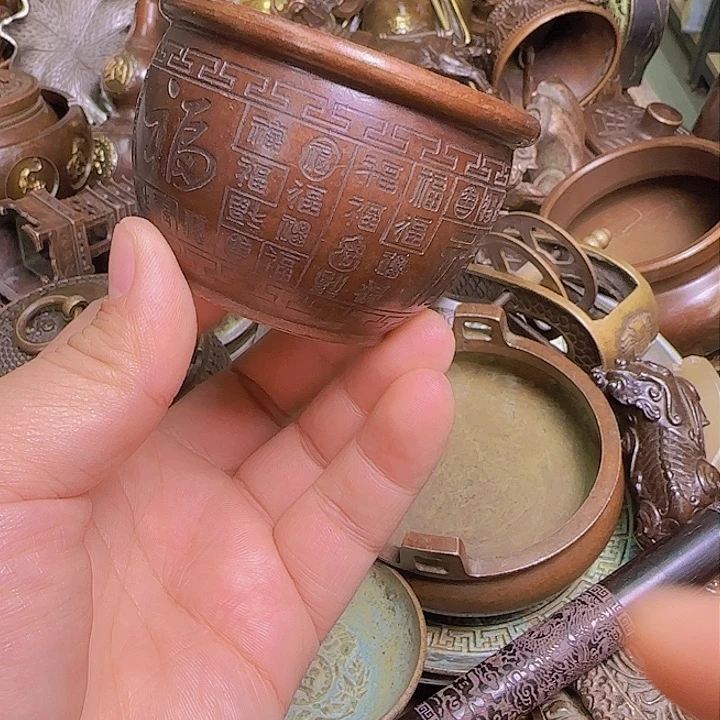 铜器办公室茶室摆件