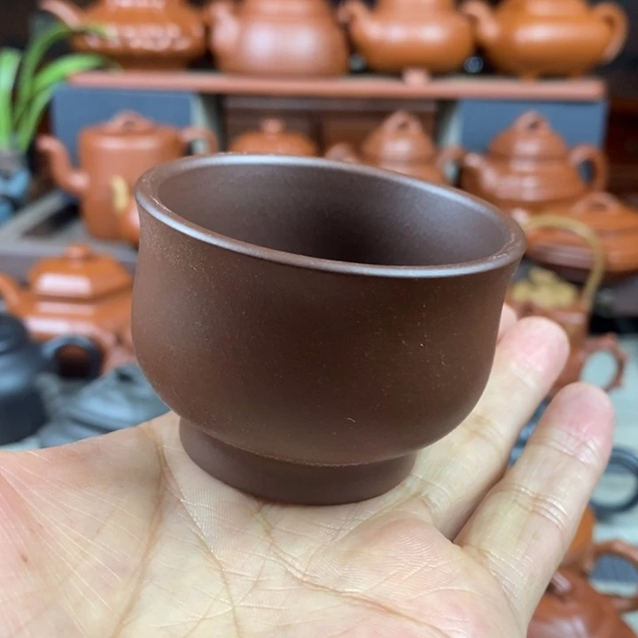 茶壶紫砂主人杯80Cc原矿老紫泥特价