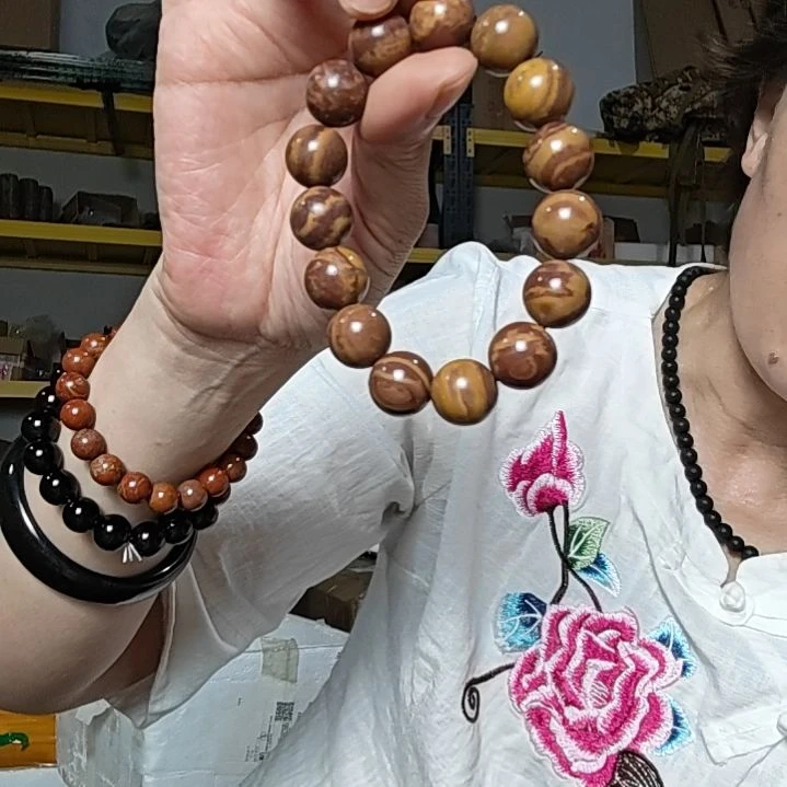 泗水砭石文化馆生物电手串手把件