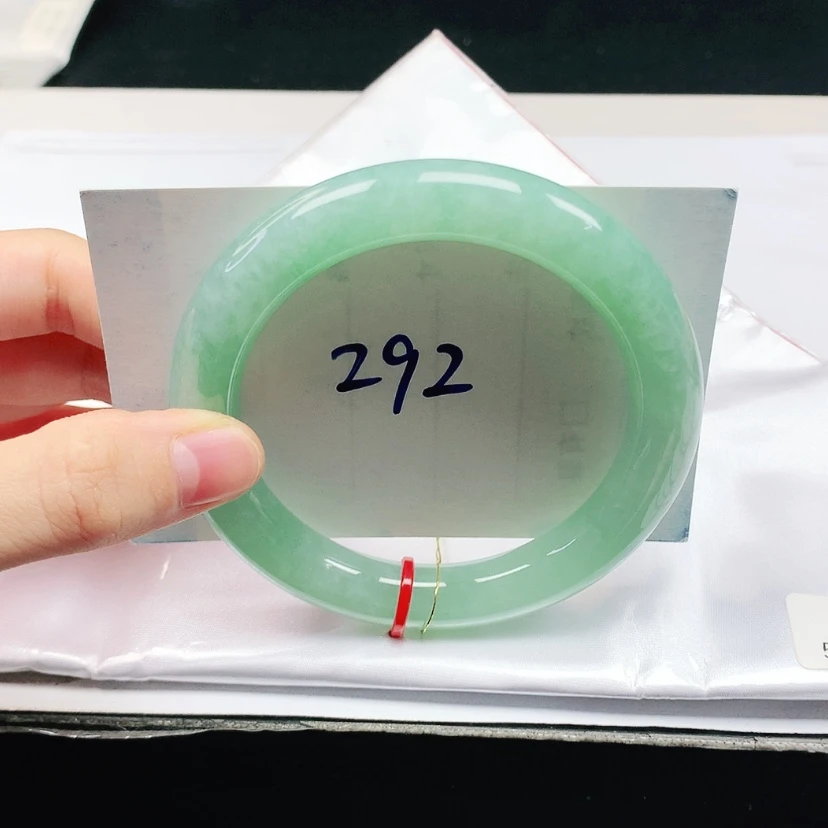 【闪购商品】翡翠手镯（圆镯）未镶嵌缅甸天然a货手镯57