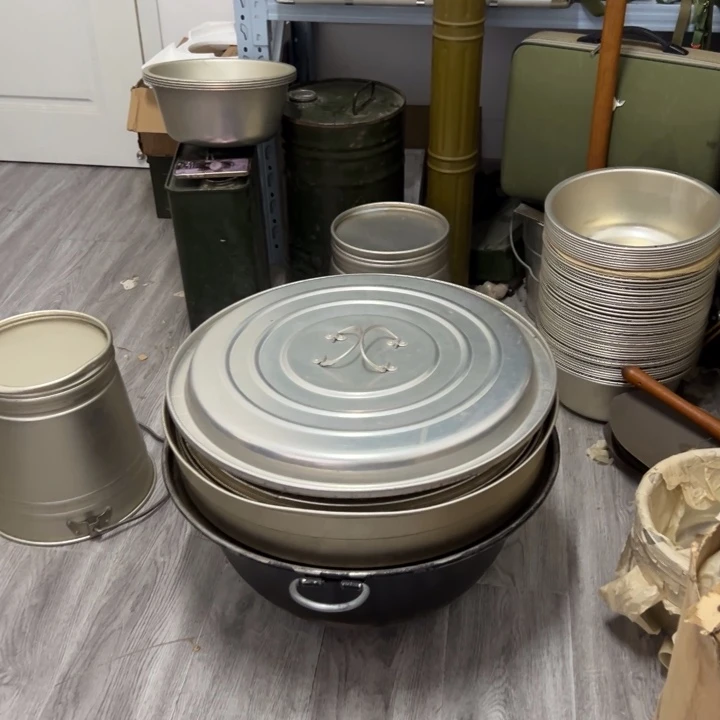 厚款铁锅➕蒸笼➕铝盖一套
