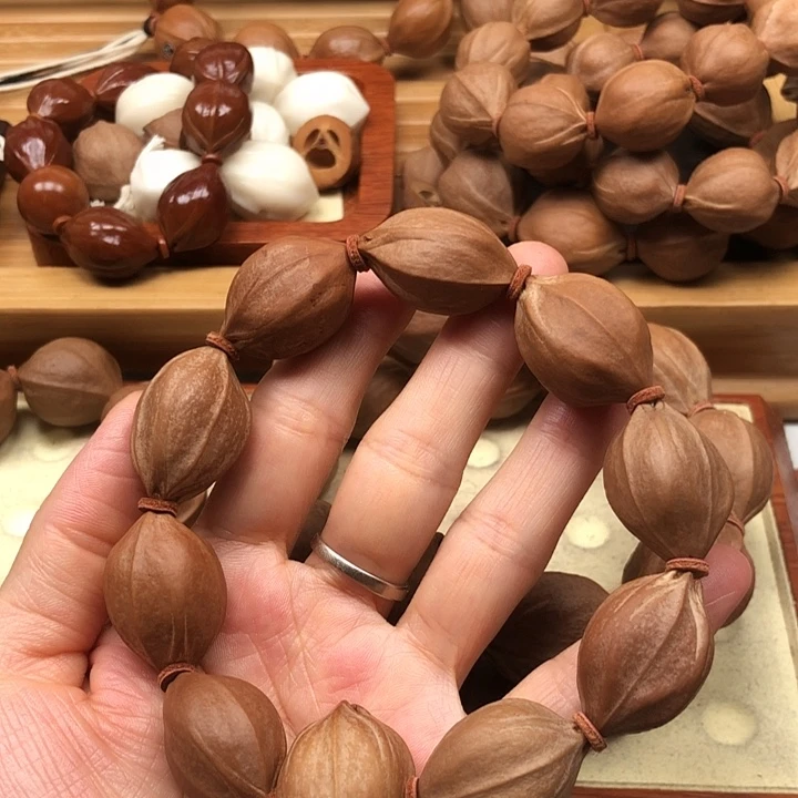 手串橄榄核梅林铁核19 X27正四花