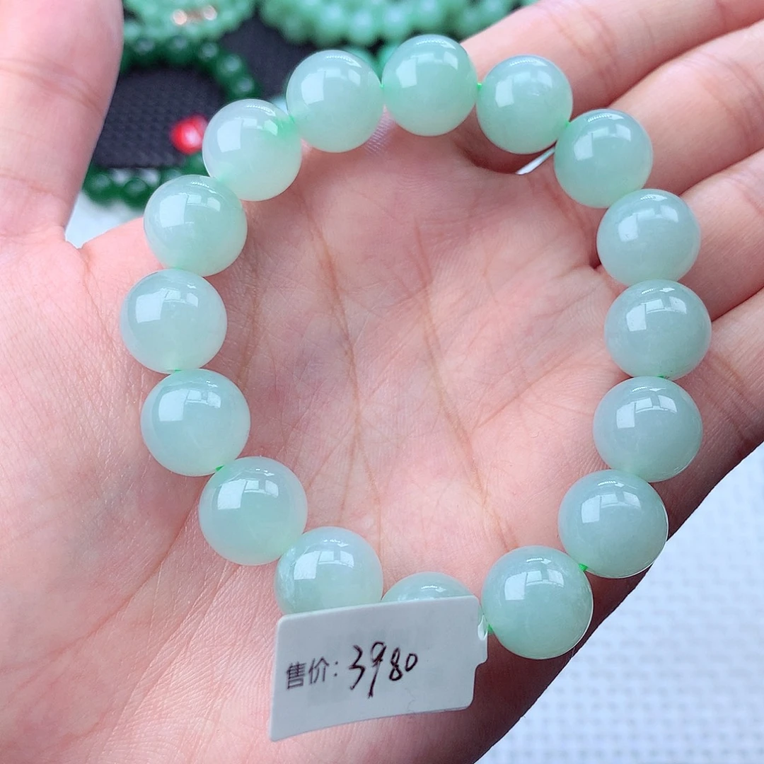 翡翠未镶嵌毛衣链