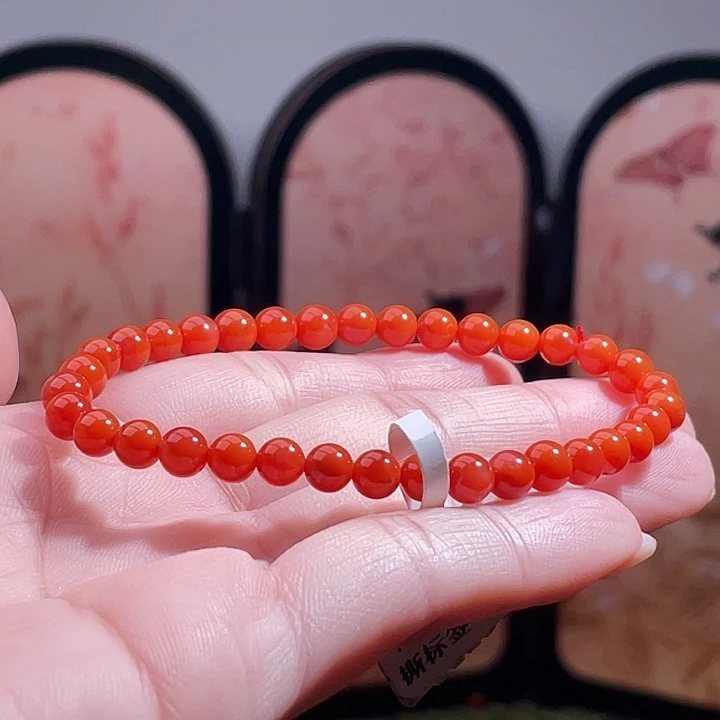 南红玛瑙合金手链51842