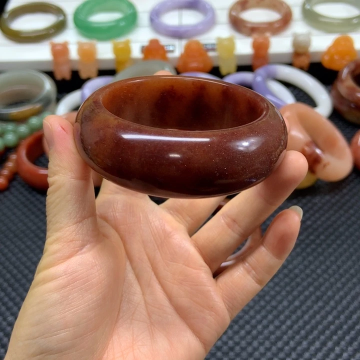 石英质玉未镶嵌手镯