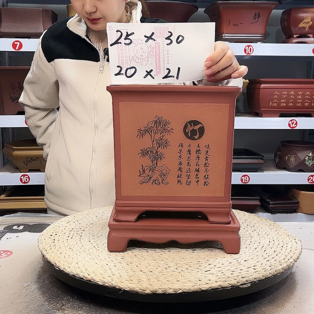 紫砂花盆紫砂花盆