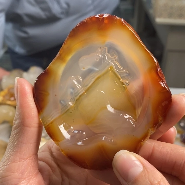 玛瑙/玉髓吊坠(不含链)未镶嵌