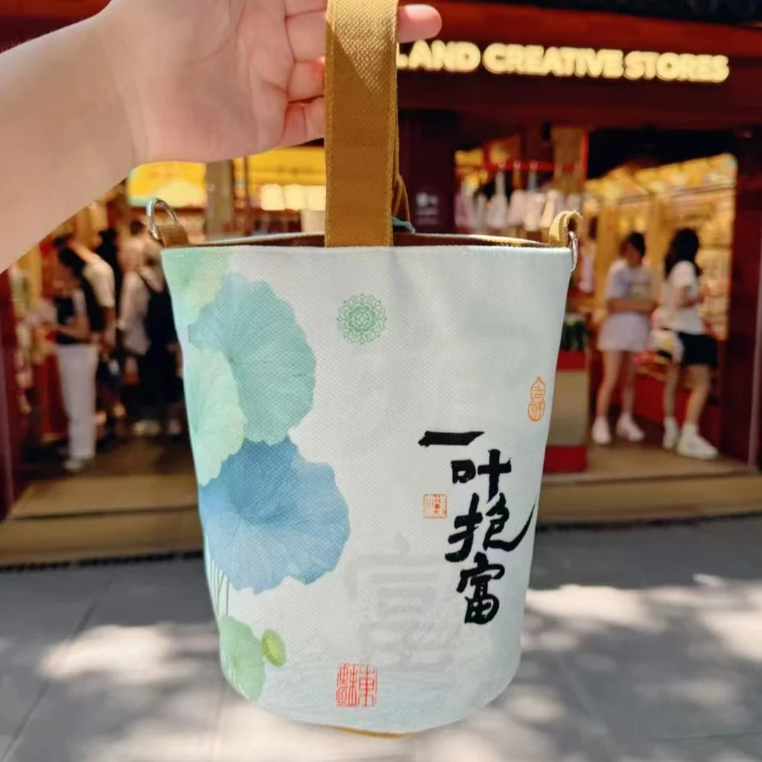 灵隐钱袋子布袋福气满满挂件汽车包包钥匙扣挂件车内装饰文创