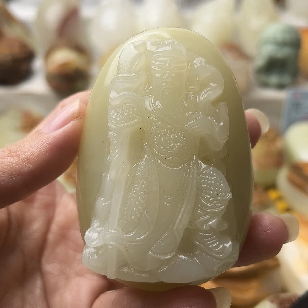 石材古青石不退换关公微瑕
