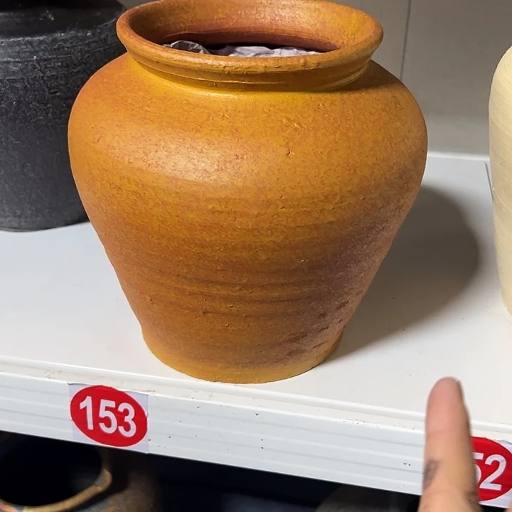 黄色坛子高20口13默认打孔