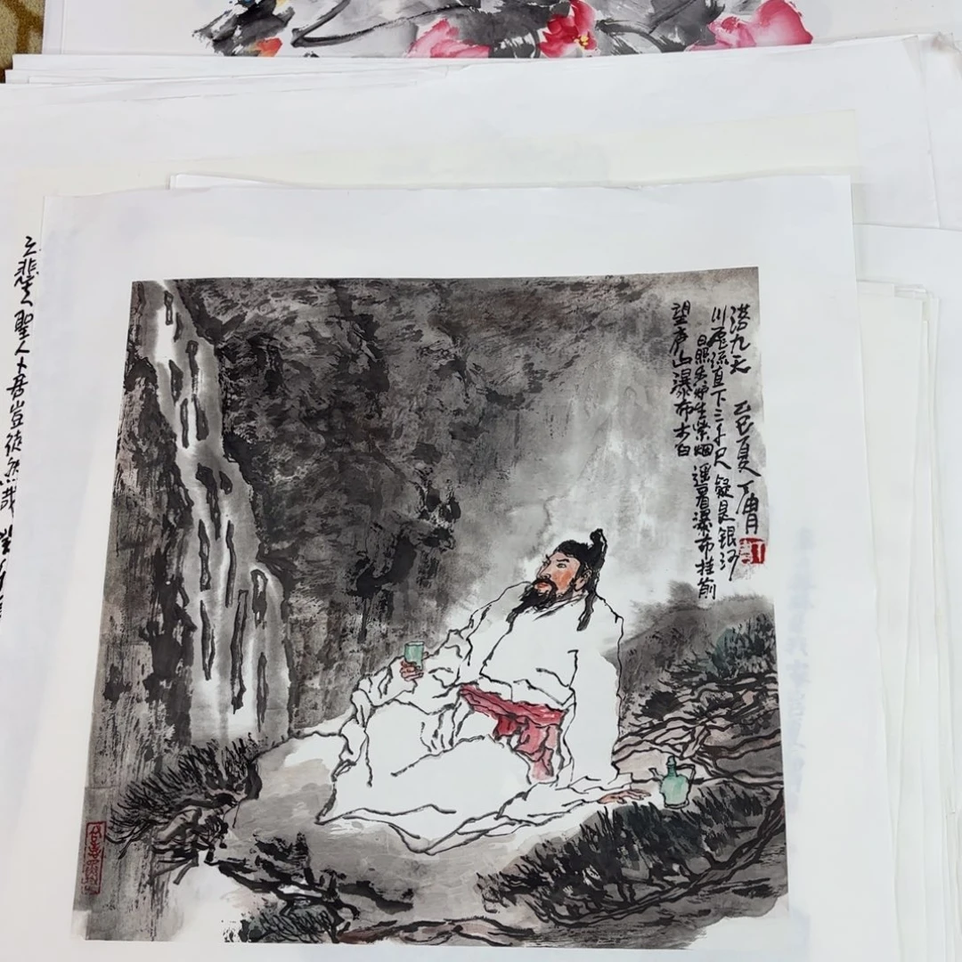 卖***象国画丁胄李欣主播