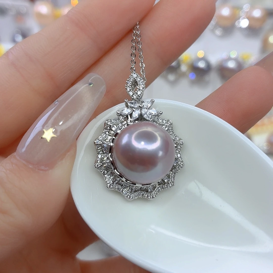 颈饰淡水珍珠合金