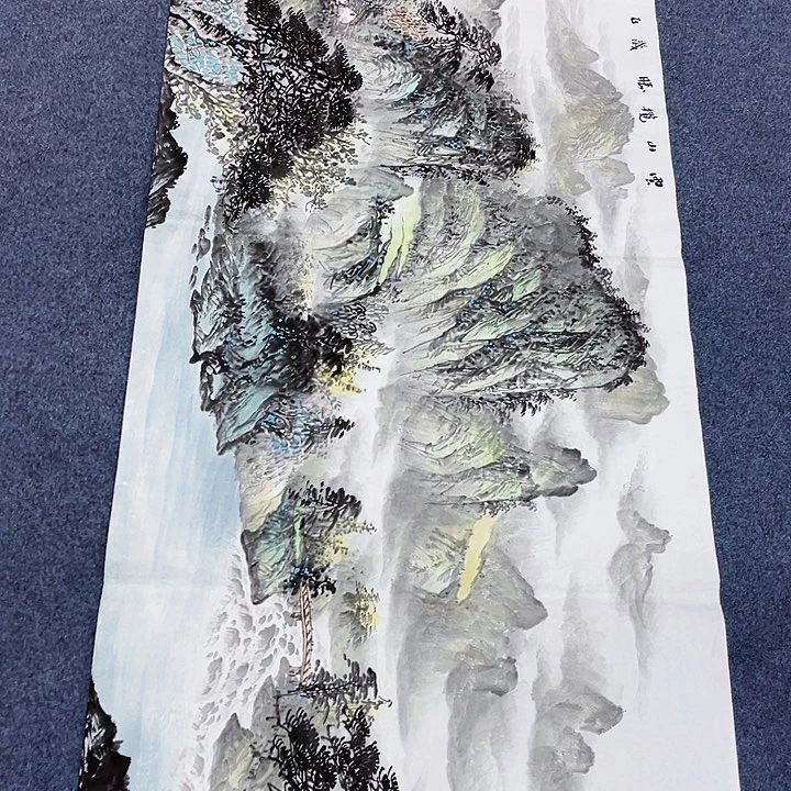 国画国画作品展示展中
