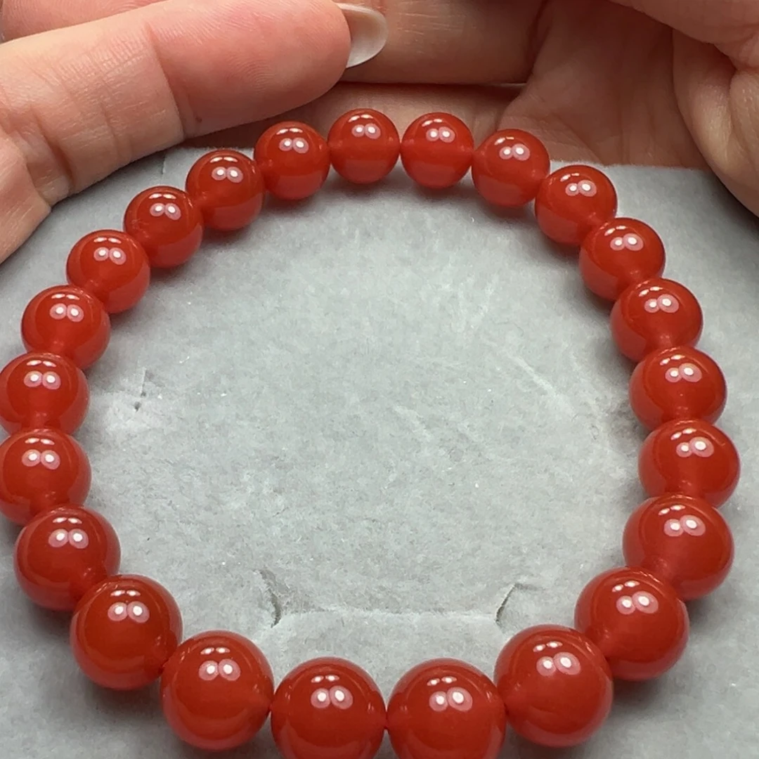 南红玛瑙未镶嵌手串