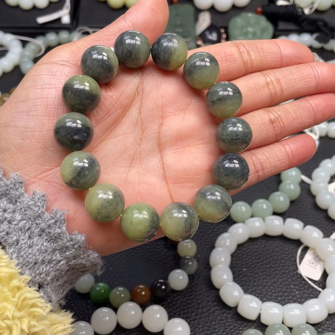 和田玉未镶嵌手链