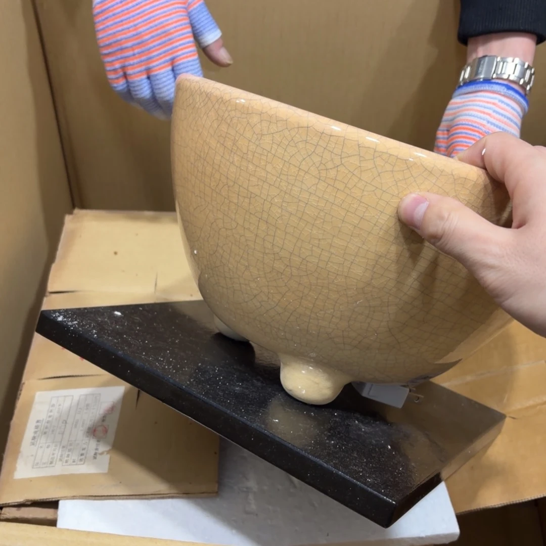 北***绘瓷般若中古美术工艺品
