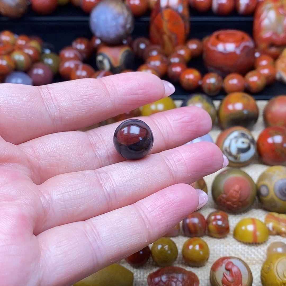 n***e玛瑙/玉髓未镶嵌战国红玛瑙