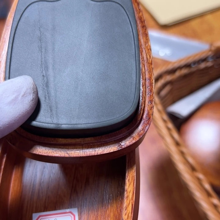 【闪购商品】680眉纹坑云头砚