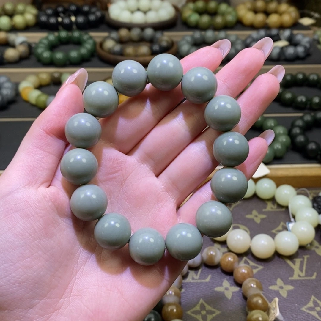 和田玉手串未镶嵌程*祥