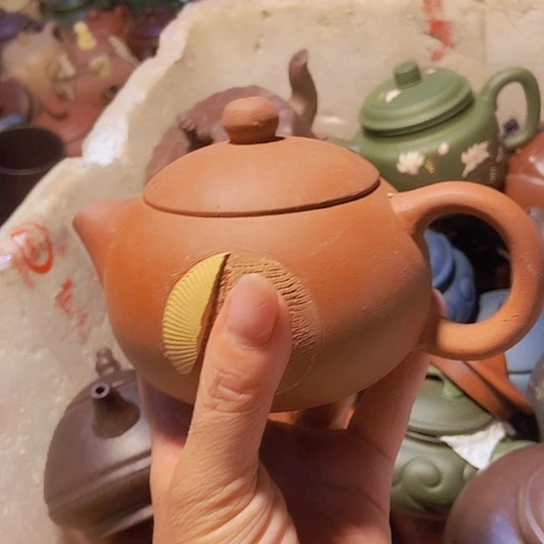 全手工制作宜兴紫砂壶微瑕