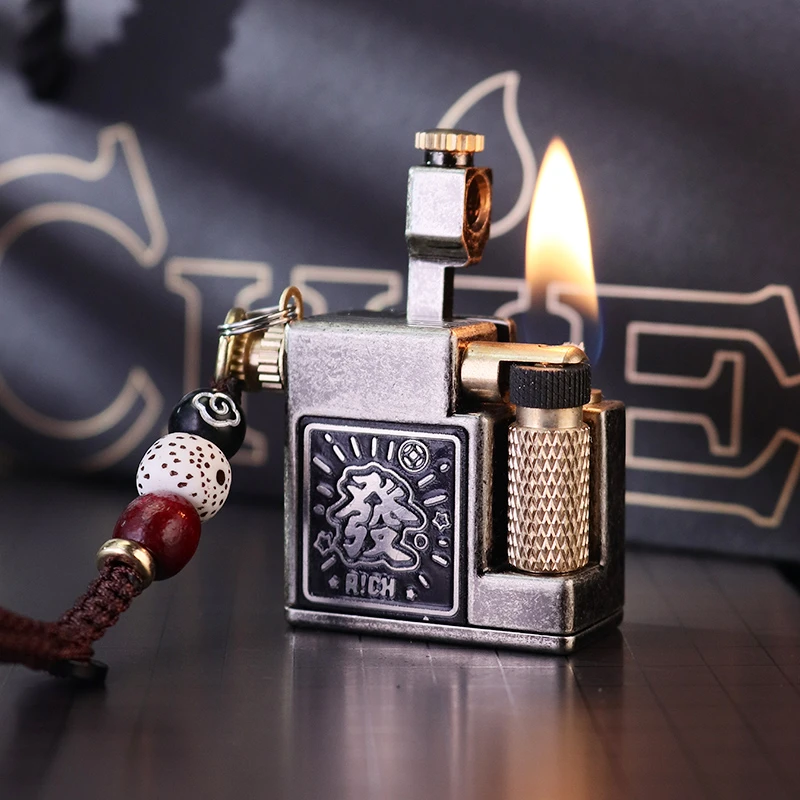 大圣克罗心网红款小钢炮迷你煤油打火机时尚小巧点火器