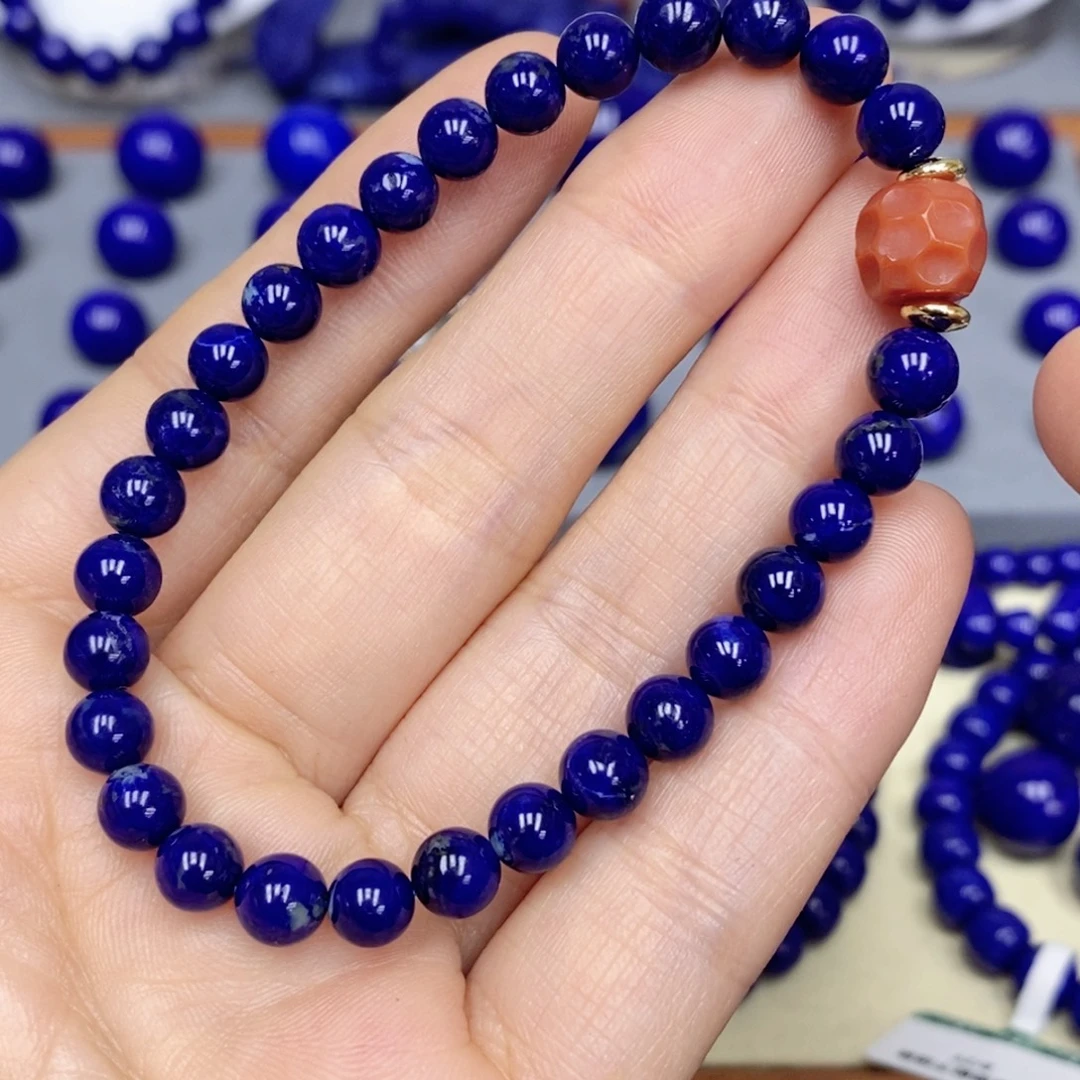 青金石未镶嵌手链