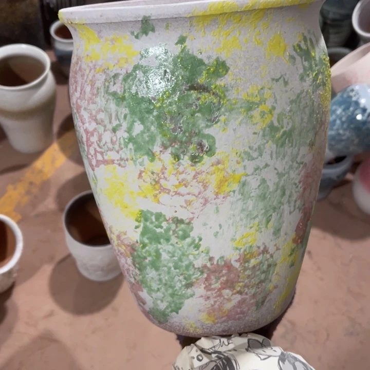 花盆紫砂口径20高度27一只小瑕疵