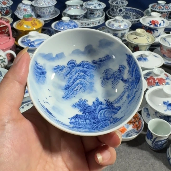 景德镇手工手绘杯