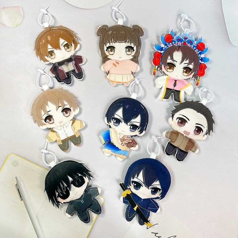 盗墓笔记不织布吱吱叫娃娃周边Q版立绘学生书包钥匙扣小挂件