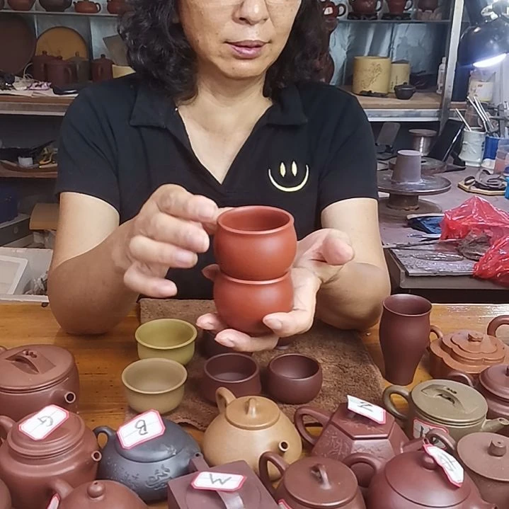 茶杯紫砂宜兴紫砂制作精工