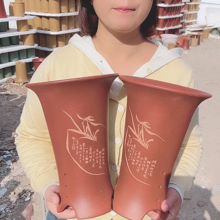 紫砂花盆宜兴紫砂精品花盆