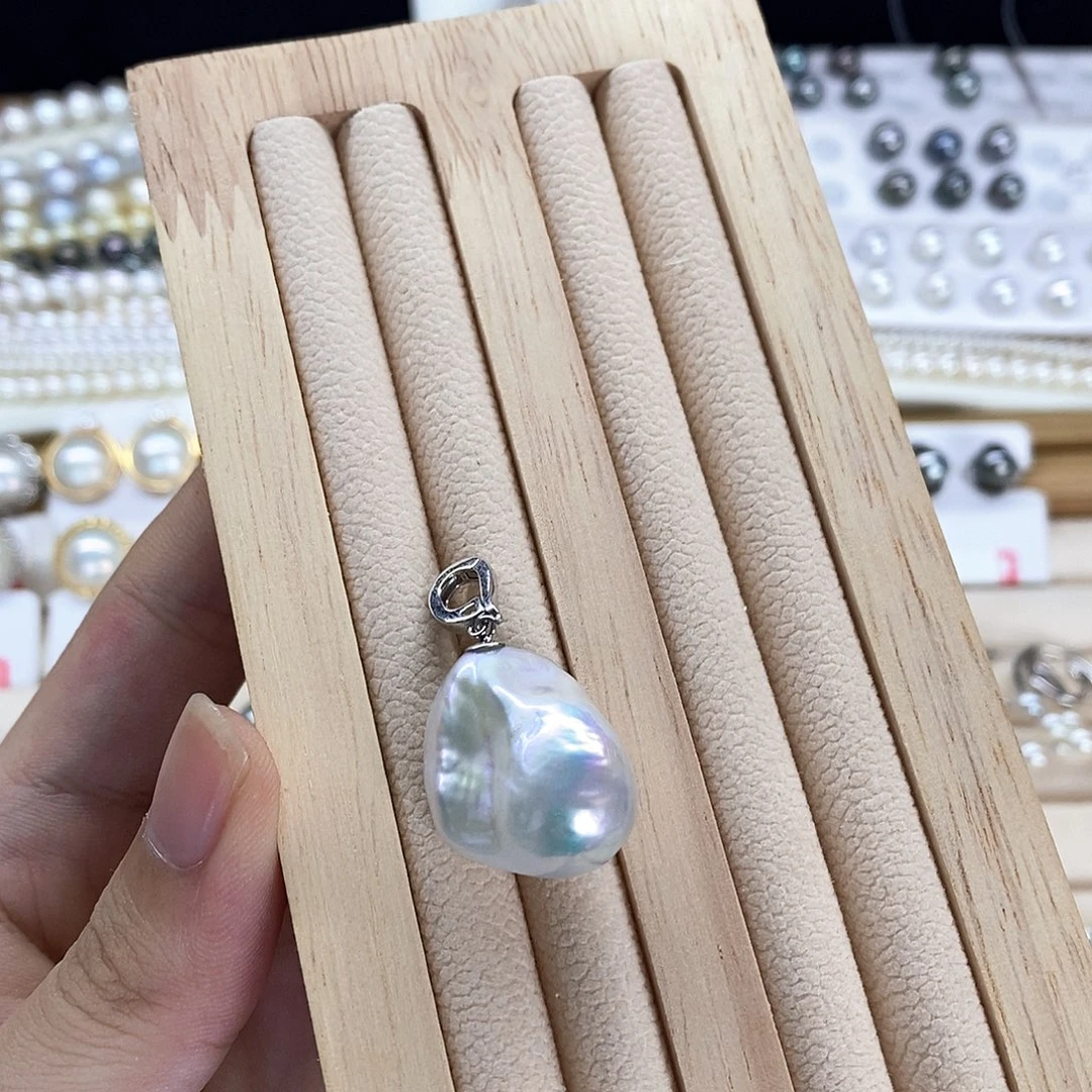 淡水珍珠颈饰银S925镶嵌