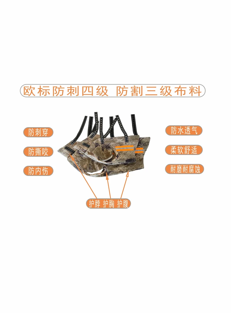 新款轻质猎犬护甲杜高比特护甲防撕咬防刺穿护甲狗防护衣重托护甲