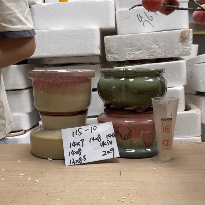 粗陶多肉花盆微瑕10