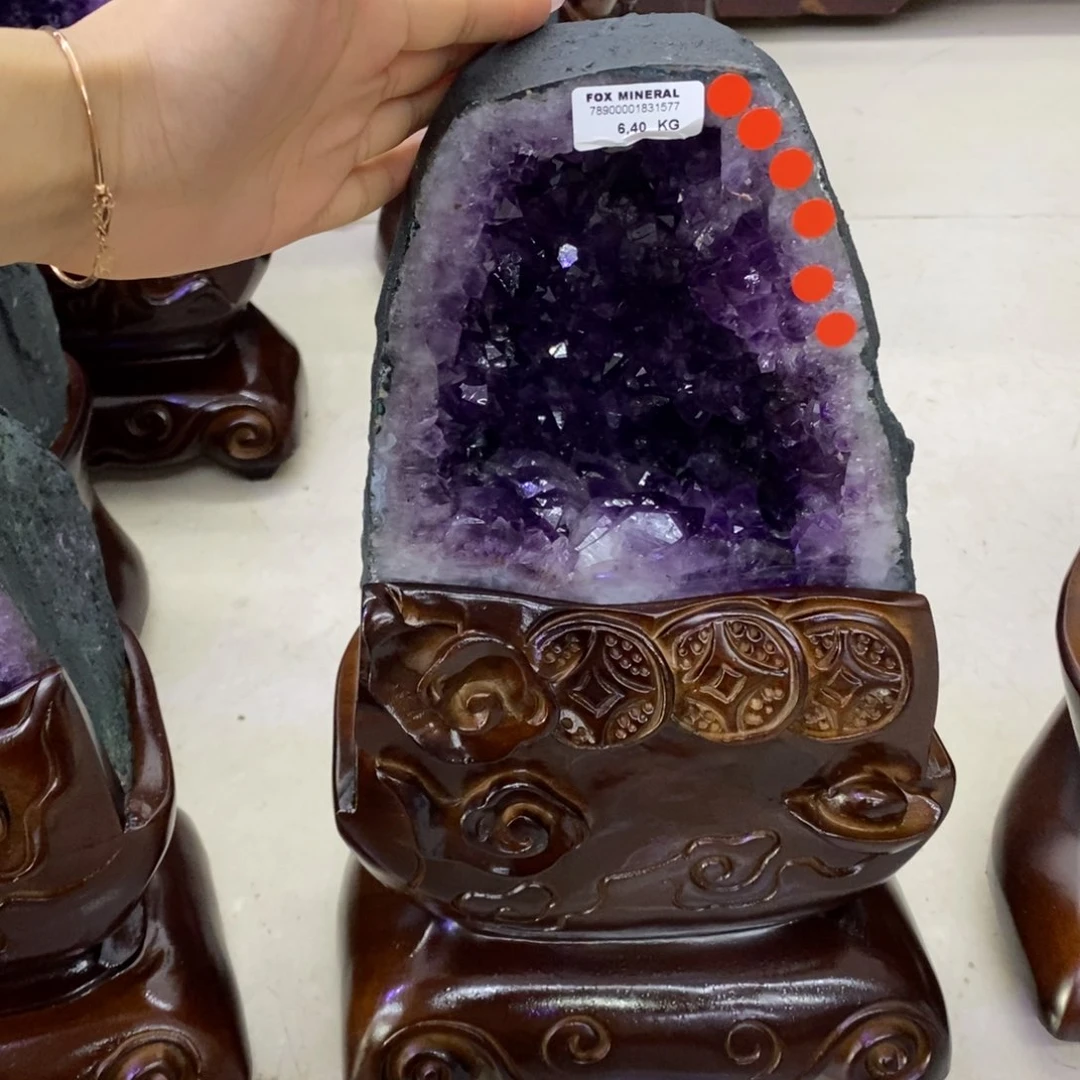 水晶摆件婷未镶嵌