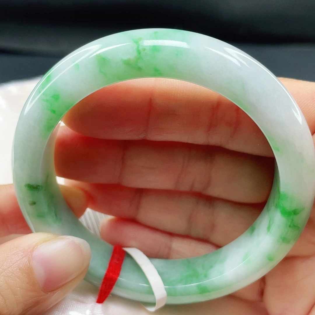 未镶嵌手镯翡翠正圈55.3。004