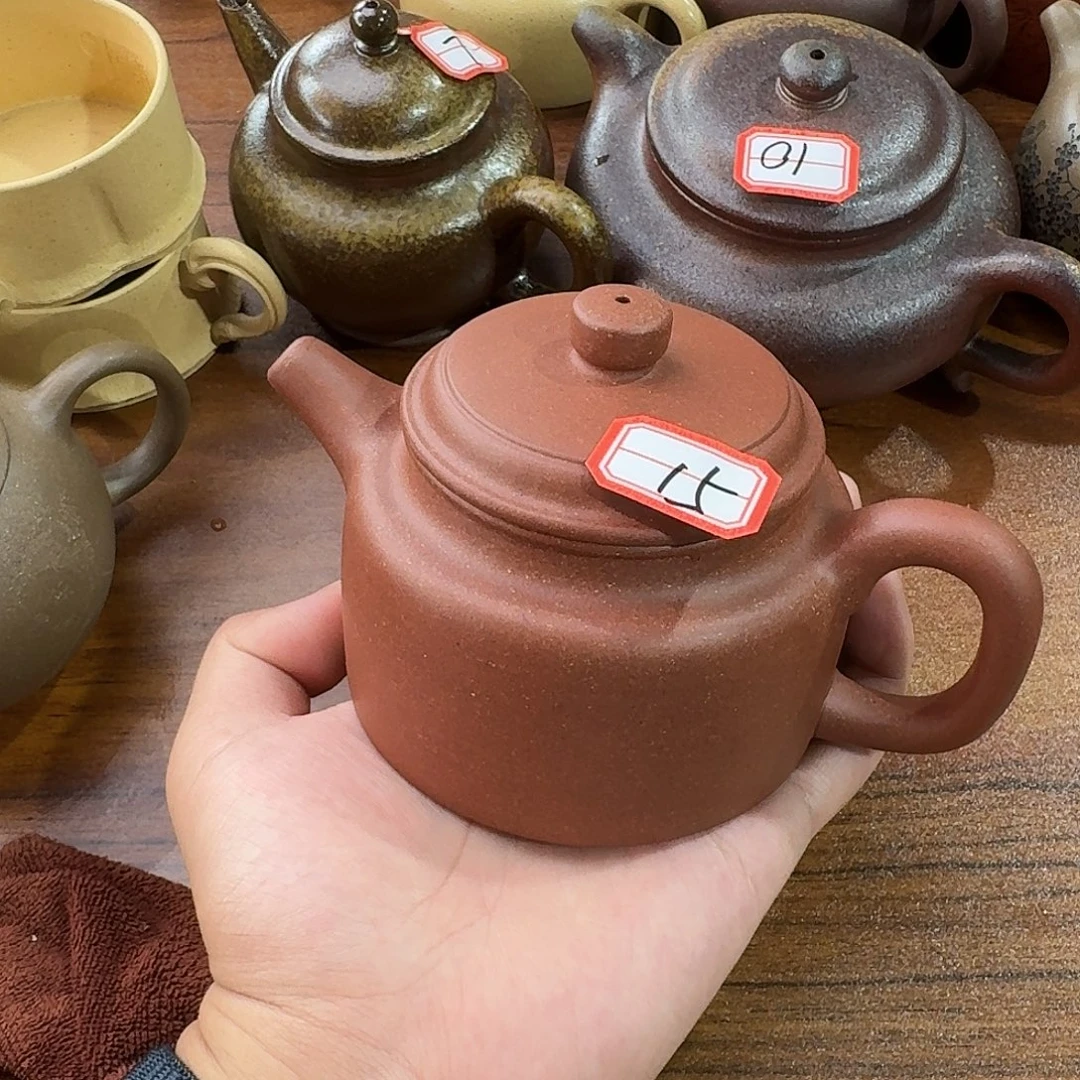 *****茶壶紫砂15号紫砂壶全手工德钟