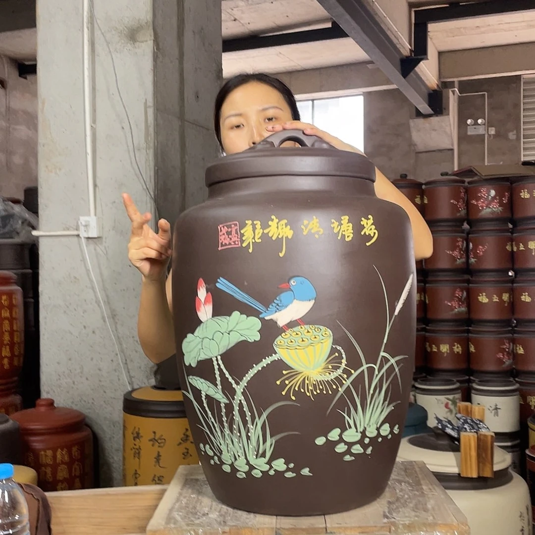 宜兴原矿紫砂茶叶罐