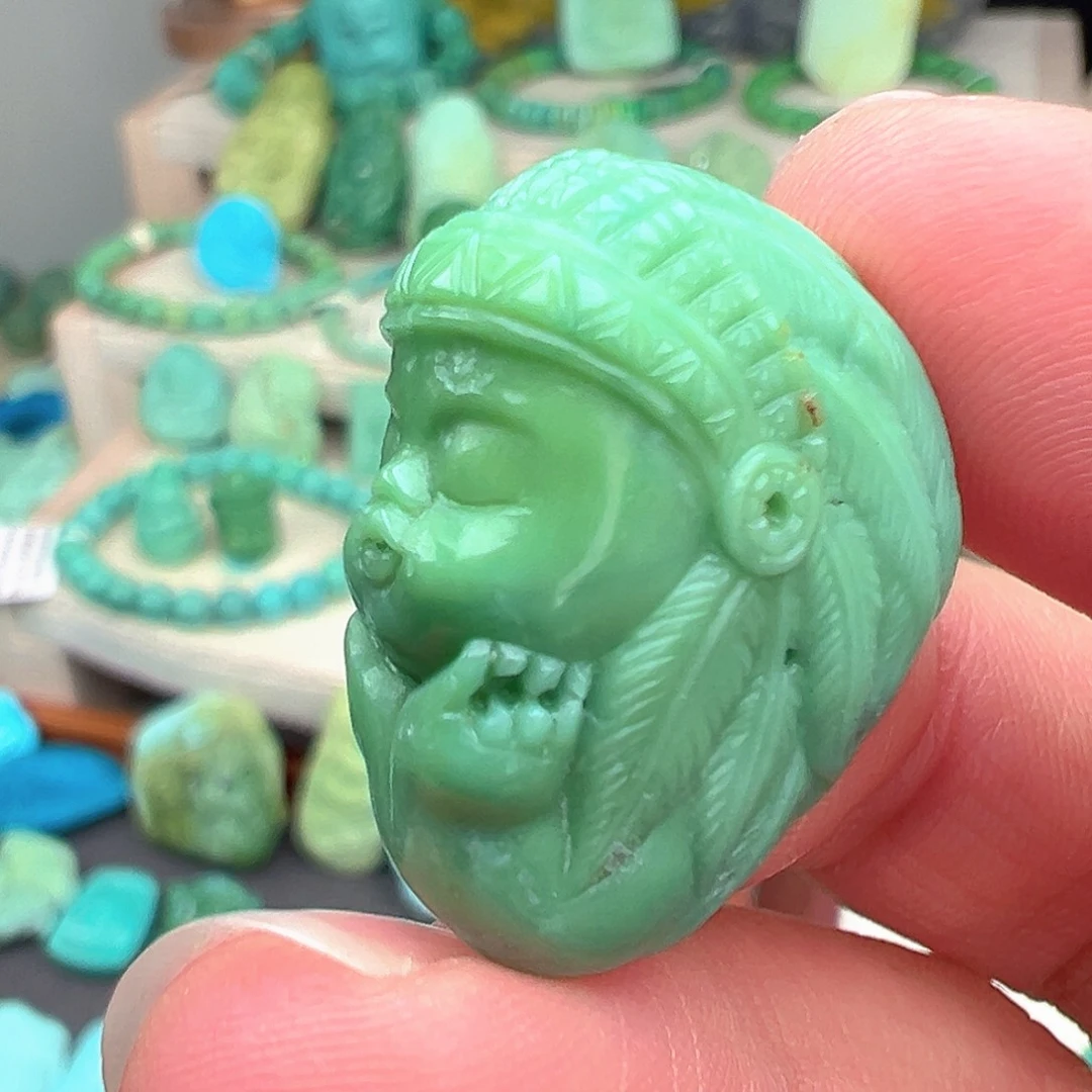 绿松石未镶嵌主播万珍