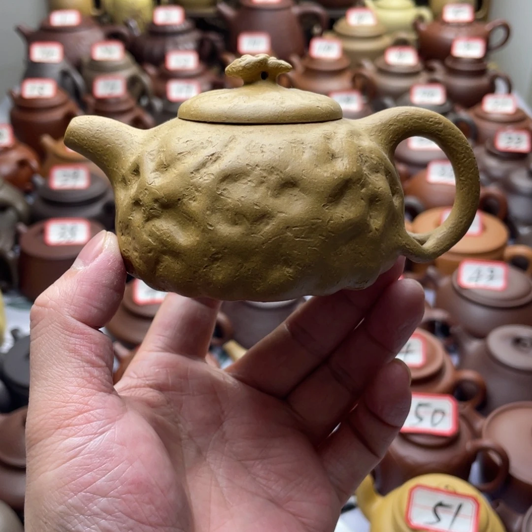 紫砂茶壶宜兴紫砂半手工