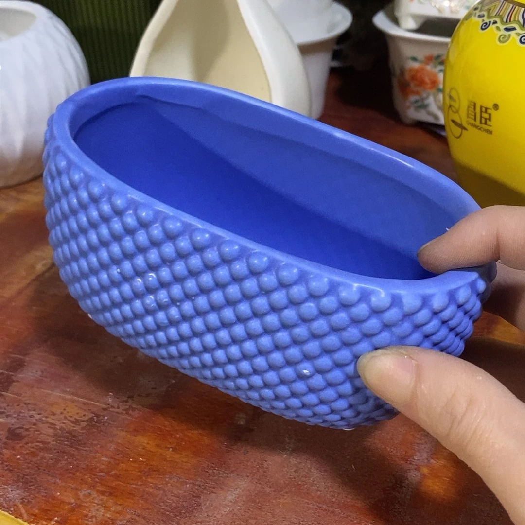 杯子陶陶盆有孔 瑕疵介意勿拍