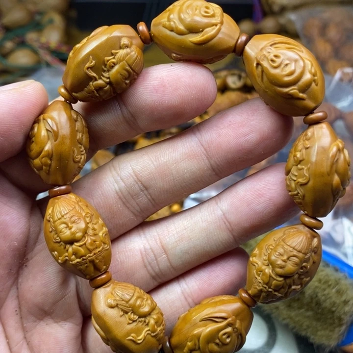 橄榄核手串/手链橄榄核雕工艺手串