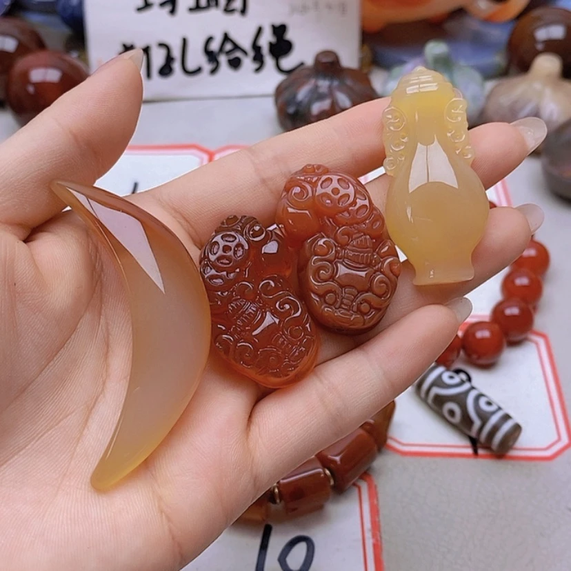 【闪购商品】未镶嵌玛瑙/玉髓珠宝半成品彬****g