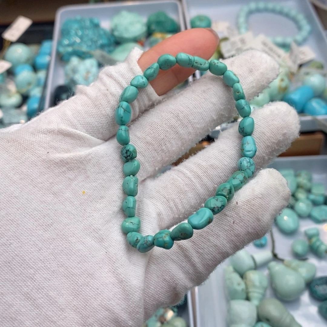 未镶嵌绿松石随型手串
