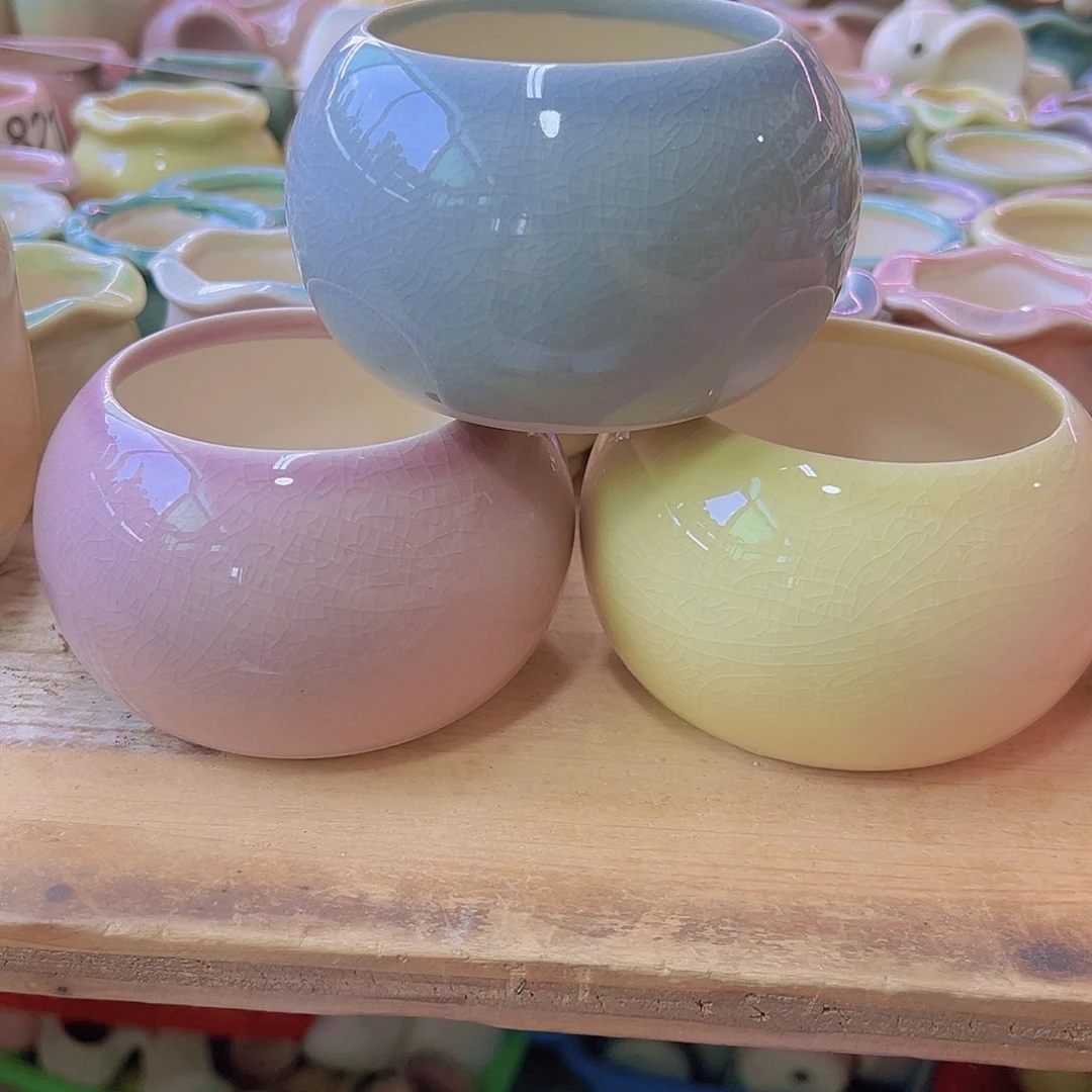 陶瓷花盆当场满12包邮