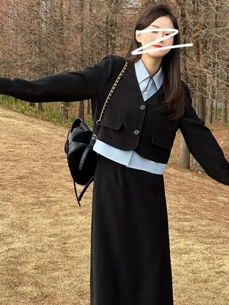 2222 时尚西装单件半身裙装早春穿搭