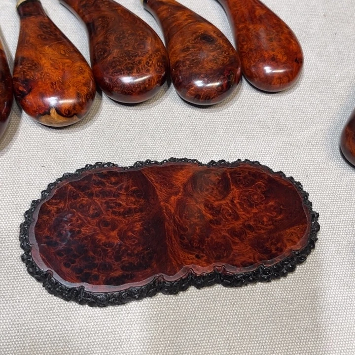 花梨木类缅甸花梨瘤疤杯垫