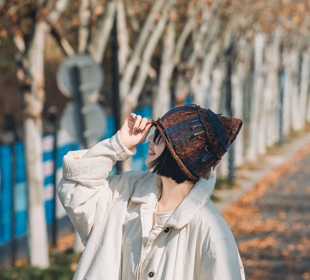 疯子原创花线羊毛帽08590