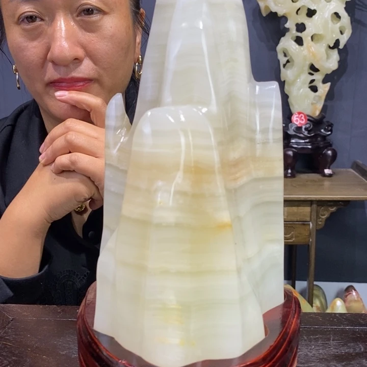 石材精品古青石摆件